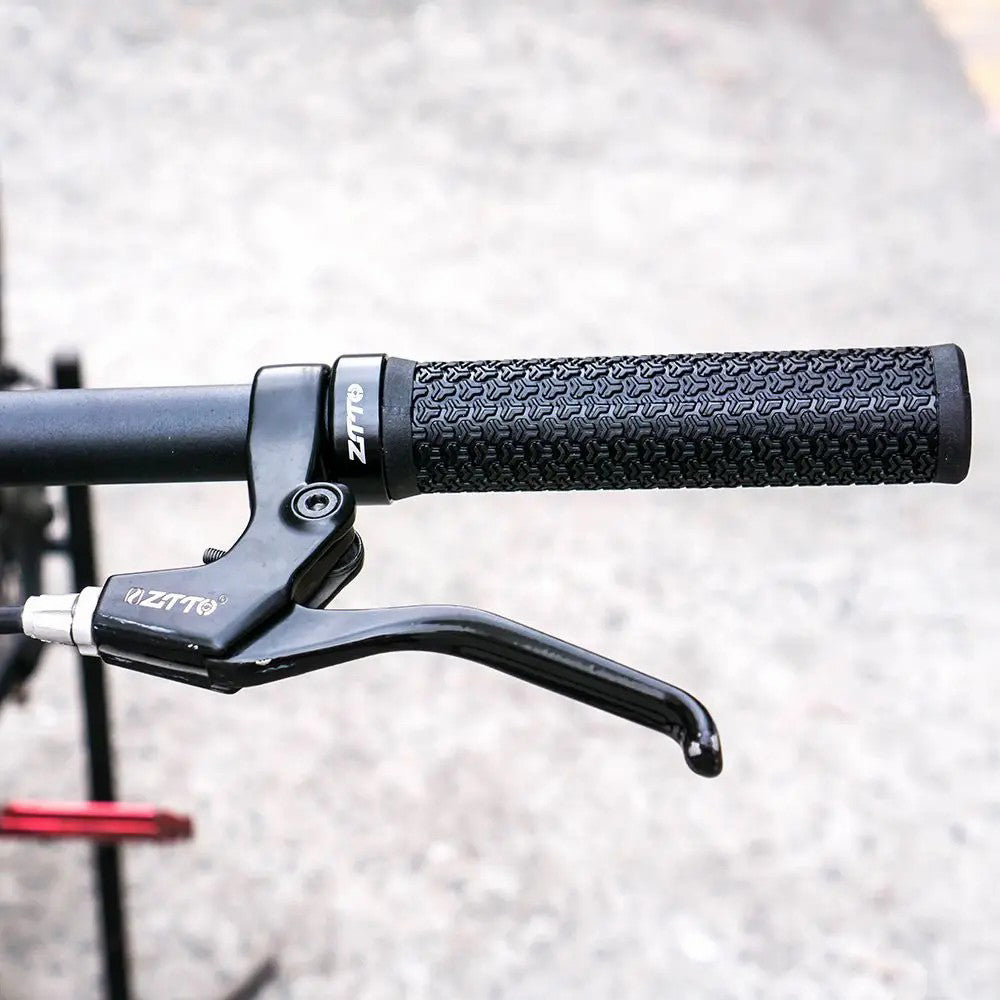 ZTTO AG13 Bike Aluminum Alloy Lockable Ring Grip Anti-Slip Rubber Handle Grip
