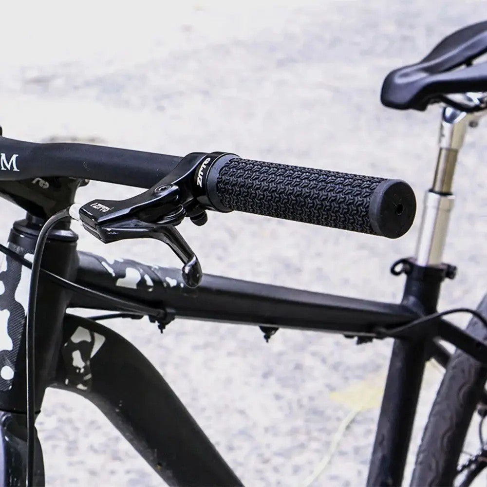 ZTTO AG13 Bike Aluminum Alloy Lockable Ring Grip Anti-Slip Rubber Handle Grip