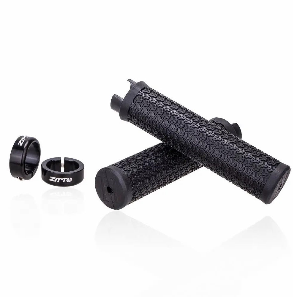 ZTTO AG13 Bike Aluminum Alloy Lockable Ring Grip Anti-Slip Rubber Handle Grip