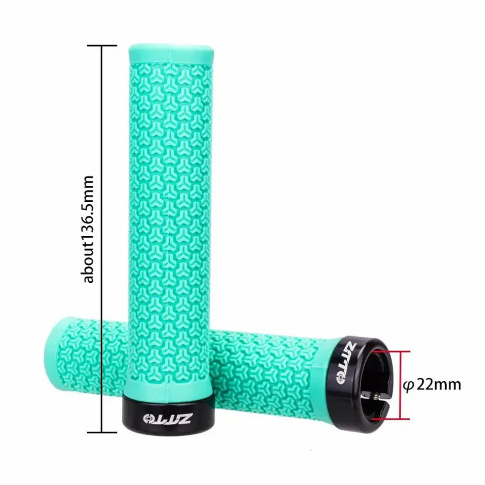 ZTTO AG13 Bike Aluminum Alloy Lockable Ring Grip Anti-Slip Rubber Handle Grip