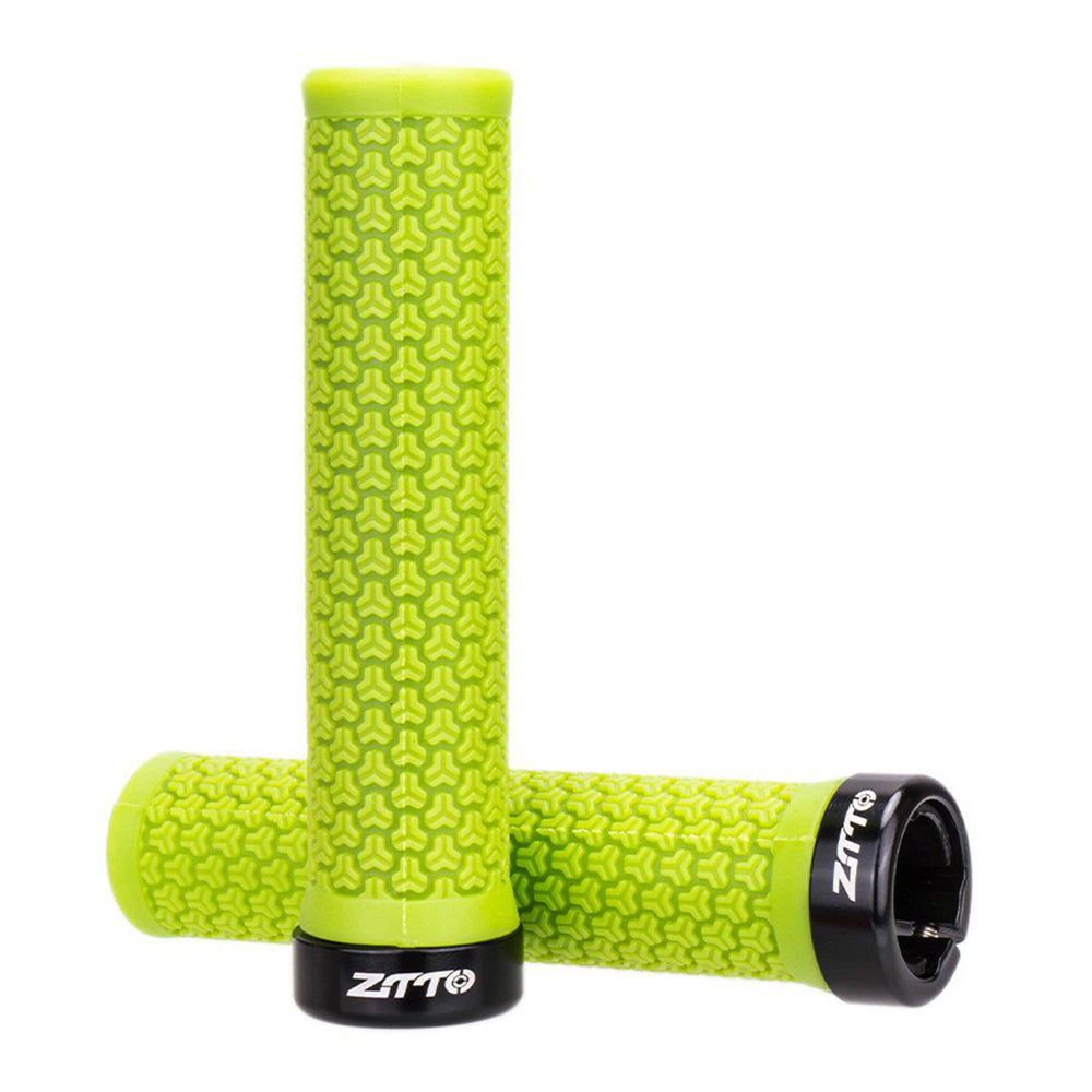 ZTTO AG13 Bike Aluminum Alloy Lockable Ring Grip Anti-Slip Rubber Handle Grip