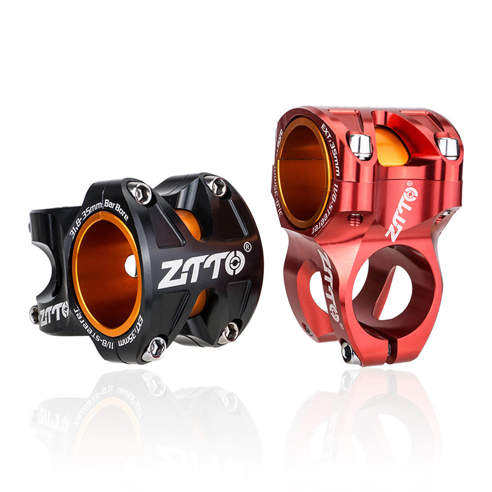 ZTTO XC35 31.8 / 35mm 2-in-1 0-Degree Mountain Bike Handlebar Stem Aluminum Alloy Riser