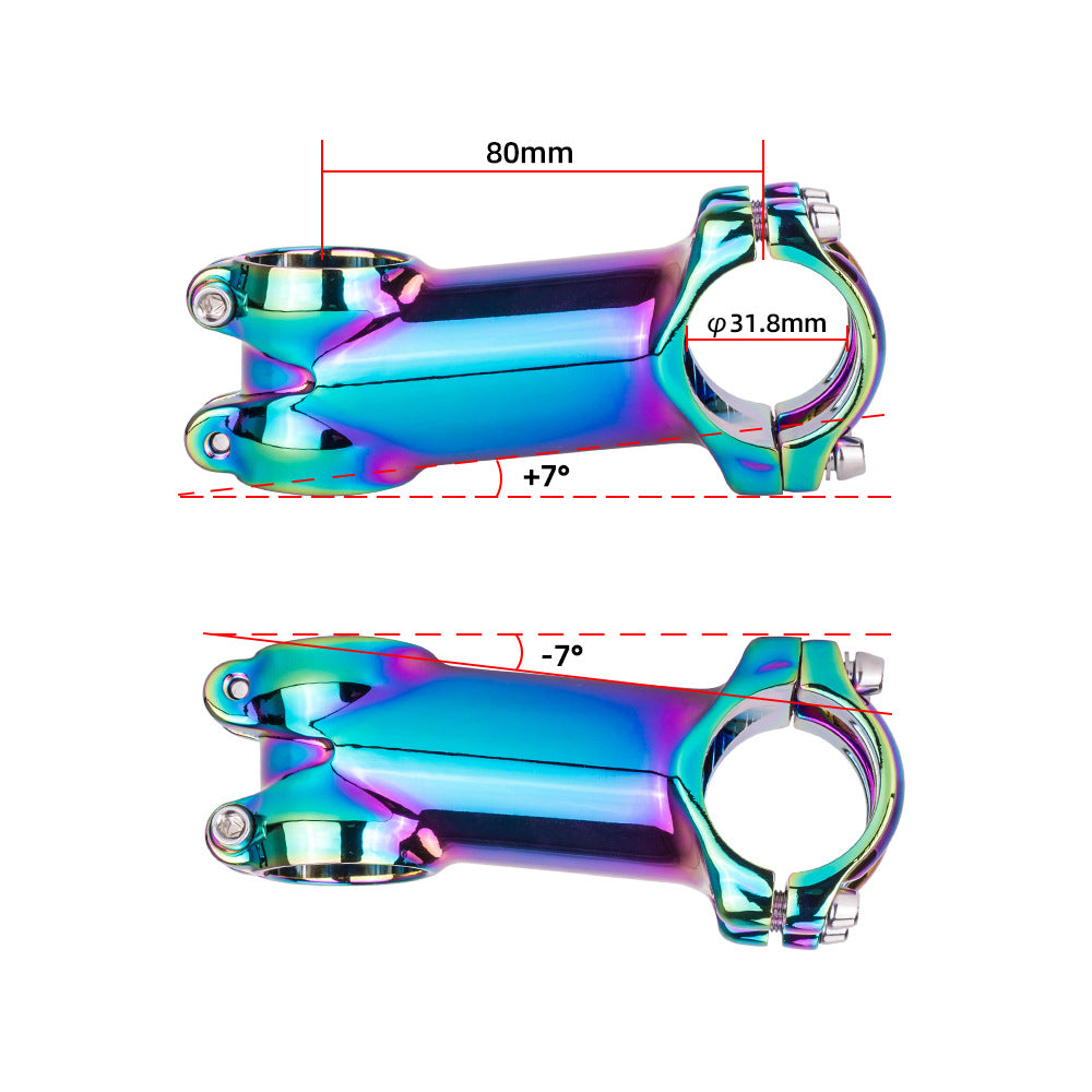 ZTTO Aluminum Alloy MTB Road Bicycle Colorful Stem Riser Bike Handlebar Stem