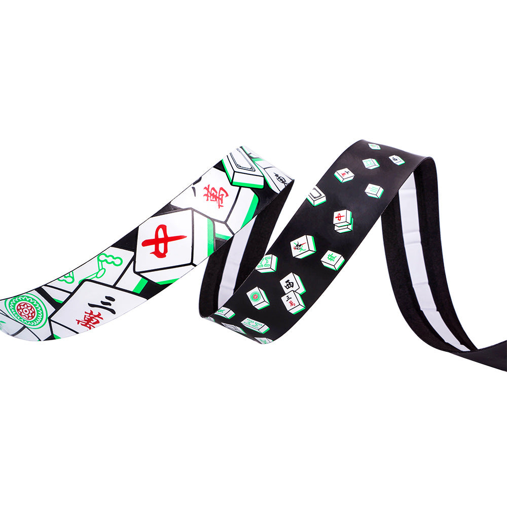 ZTTO CSBD 2Pcs Mahjong Pattern Bicycle Handlebar Anti-skid PU+EVA Tape Bike Handlebar Wrap Straps