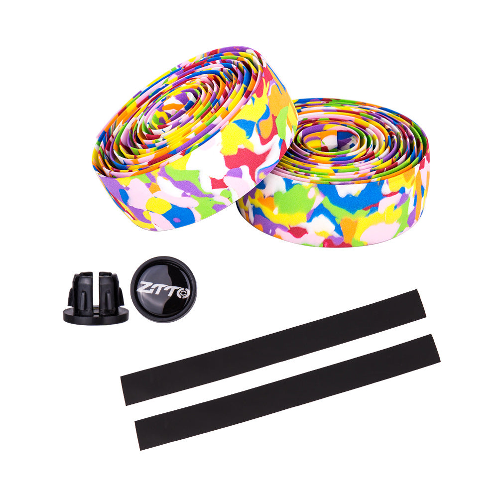 ZTTO CSBD 2Pcs Synthetic Sponge Bicycle Handlebar Tape Shock Absorbing Bike Handlebar Wrap Strap