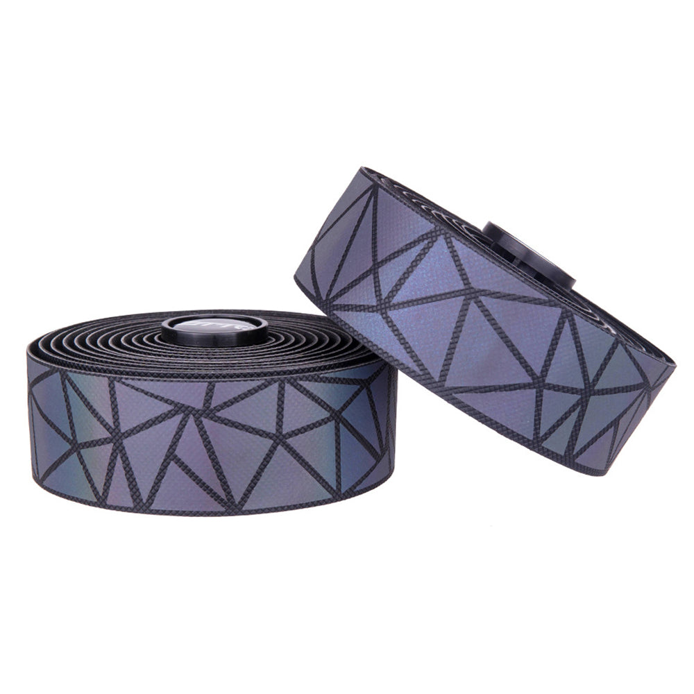 ZTTO BD8 2PCS PU Fabric Bike Handlebar Tapes Anti-Slip Handle Wraps for Outdoor Cycling
