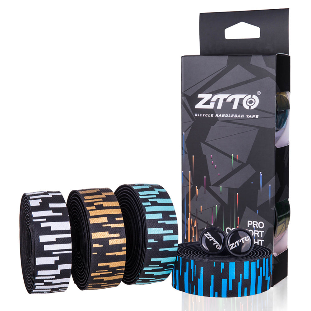 ZTTO GLBD8 2 Rolls EVA+PU Road Bike Handlebar Tapes Cycling Handle Wraps for Bicycle
