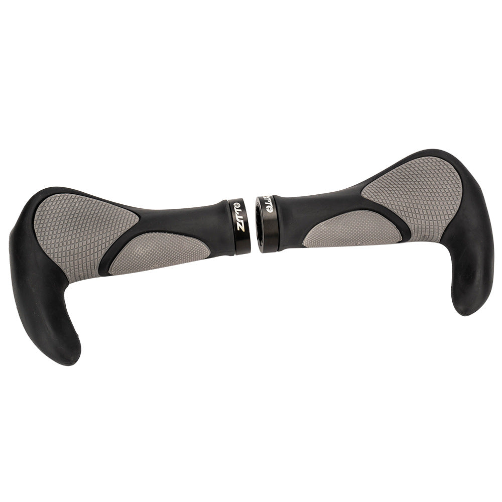 ZTTO AG43 1 Pair Bicycle Ergonomic Horn Shape Handlebar Grip Cover for MTB Bike