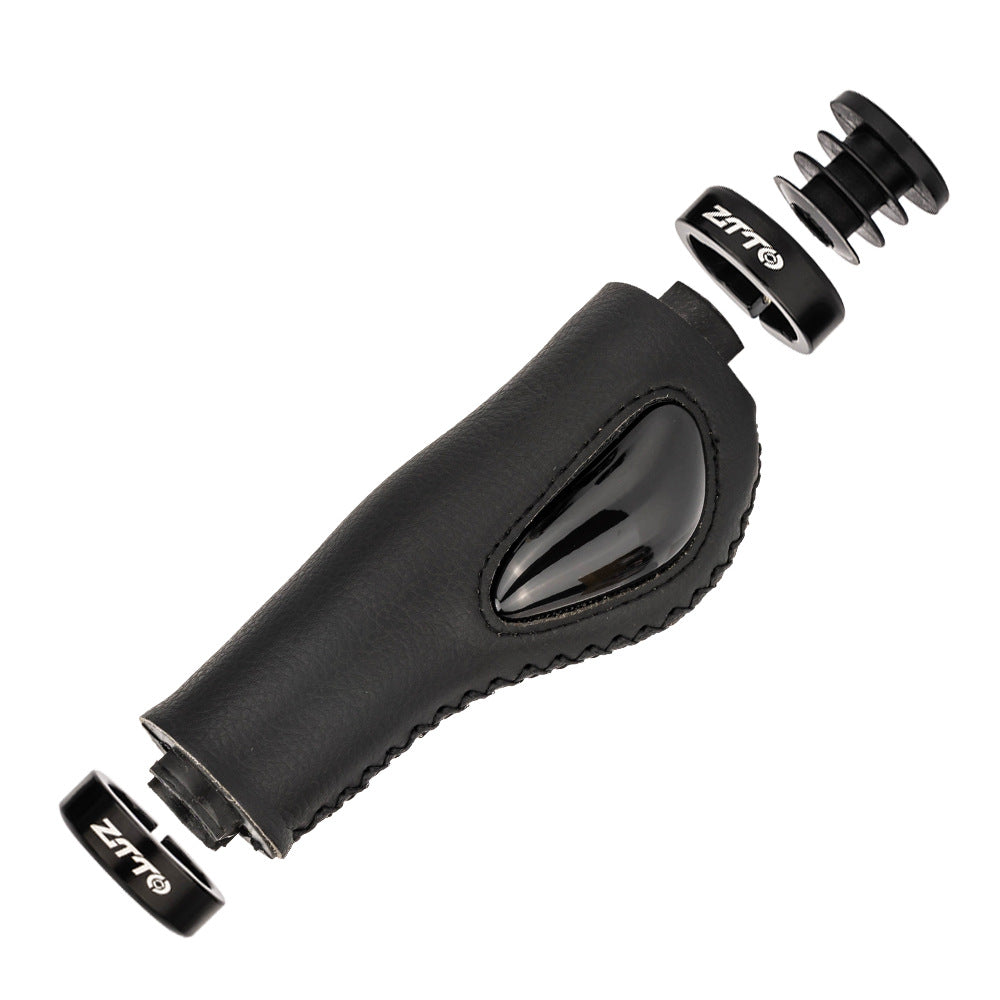 ZTTO AG61 1 Pair Bike Handlebar Grip Liquid Silicone Shock Absorption Anti-slip Bicycle Handlebar Grips