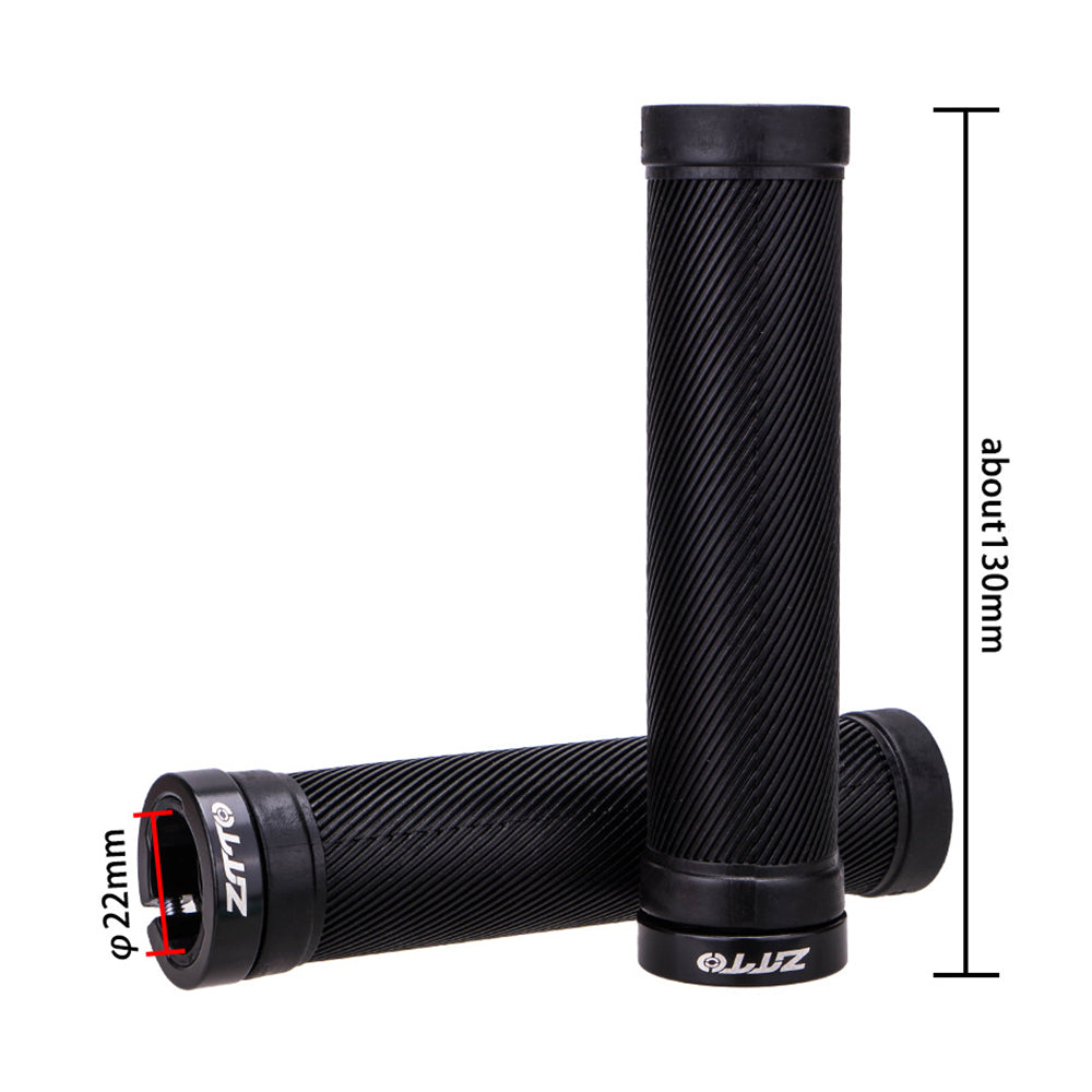 ZTTO AG40 Bike Anti-slip Handlebar Single-sided Locking Shockproof Rubber Bicycle Grips