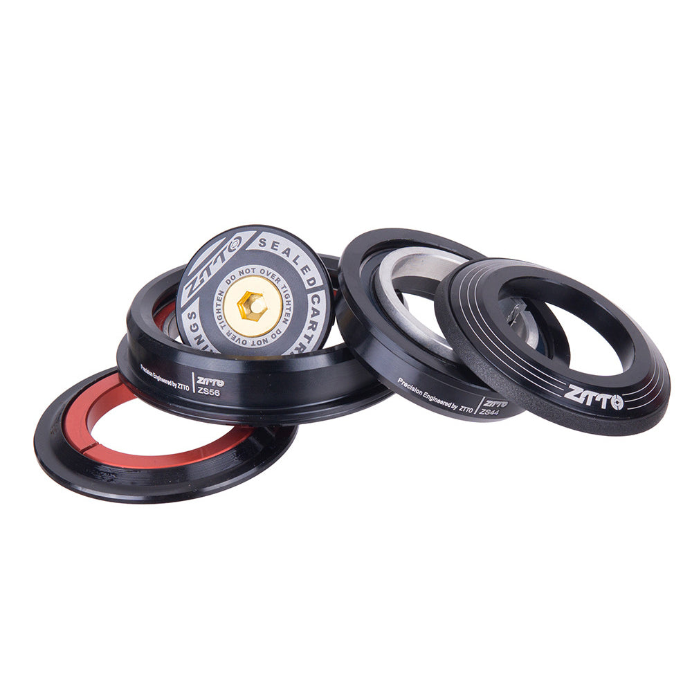 ZTTO 4455ST Aluminum Alloy Bike Headset Tapered / Straight Tube Front Fork Bearing Headset