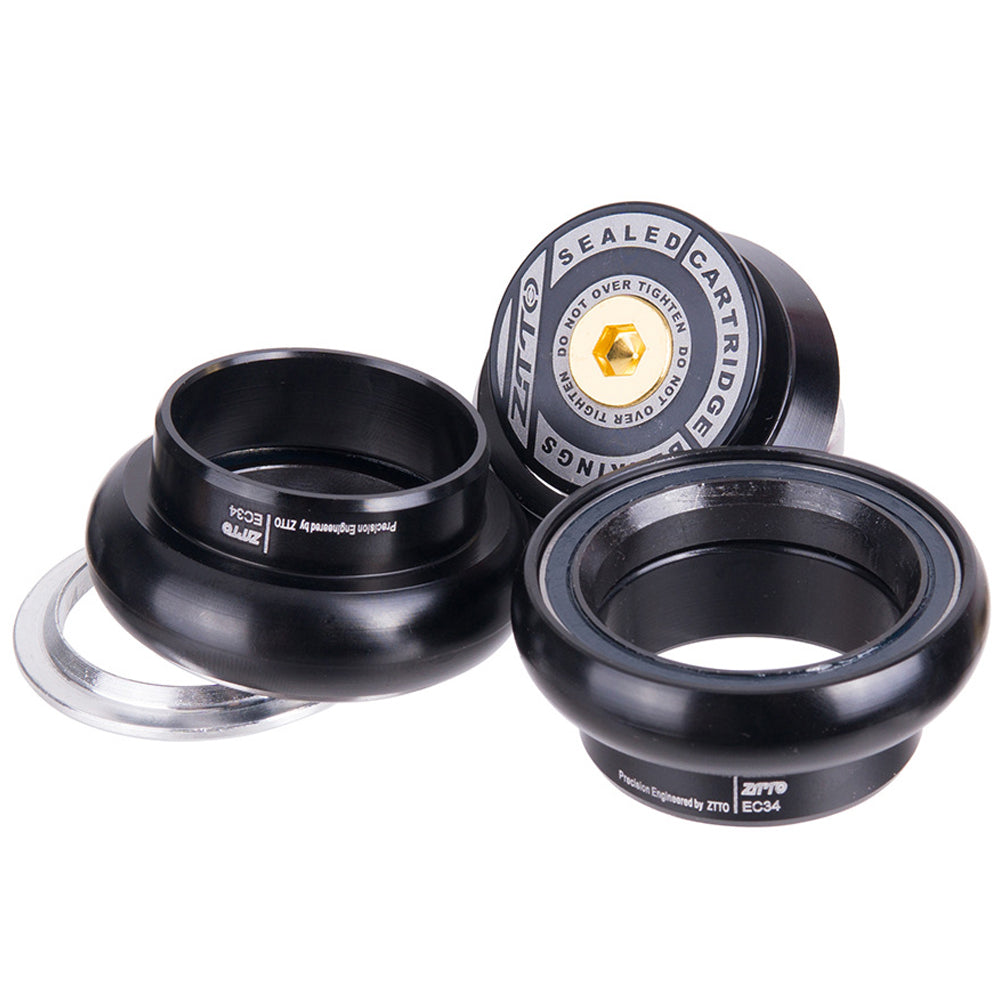 ZTTO 3434S 34mm Aluminum Alloy Bike Headset Straight Tube Front Fork Bearing Headset
