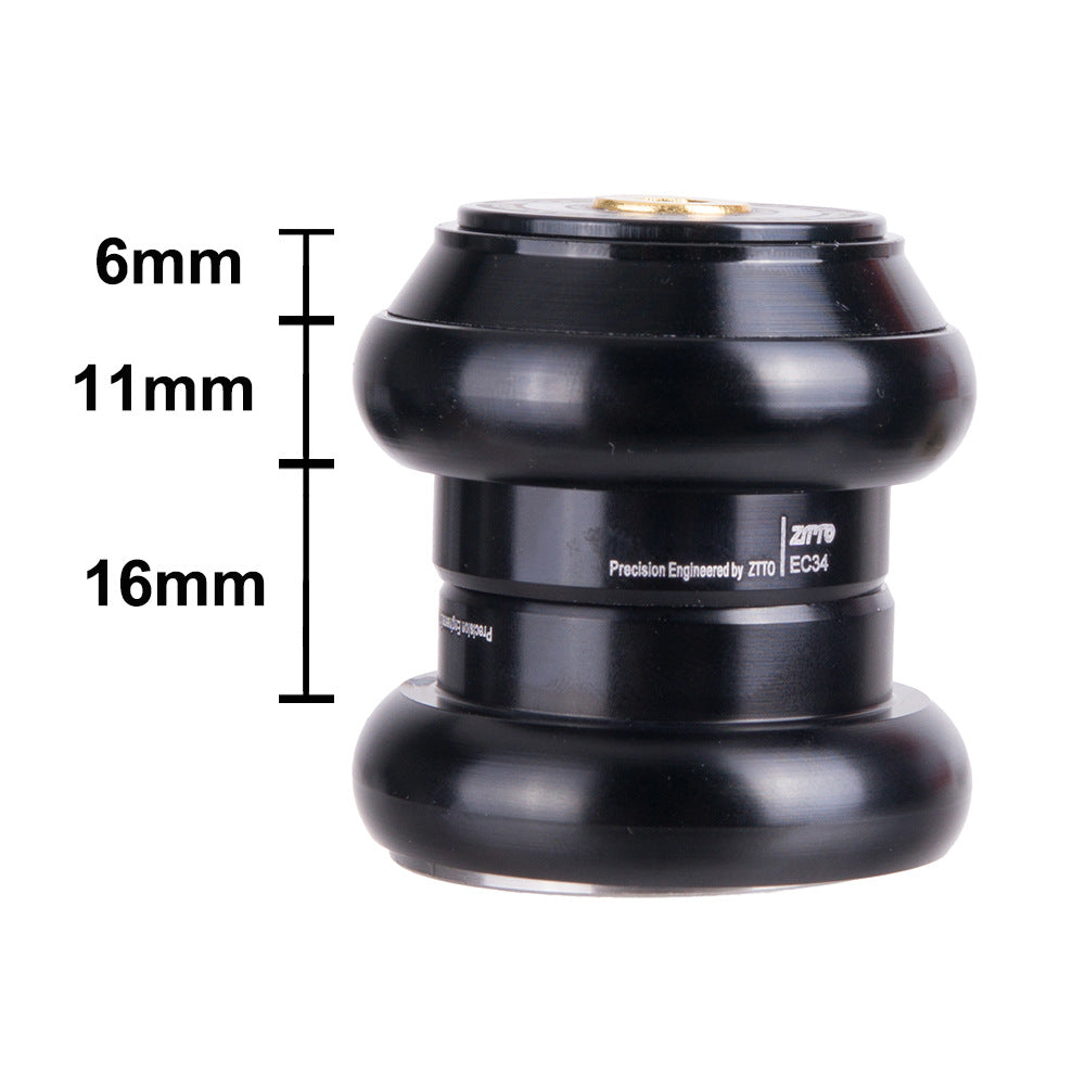 ZTTO 3434S 34mm Aluminum Alloy Bike Headset Straight Tube Front Fork Bearing Headset
