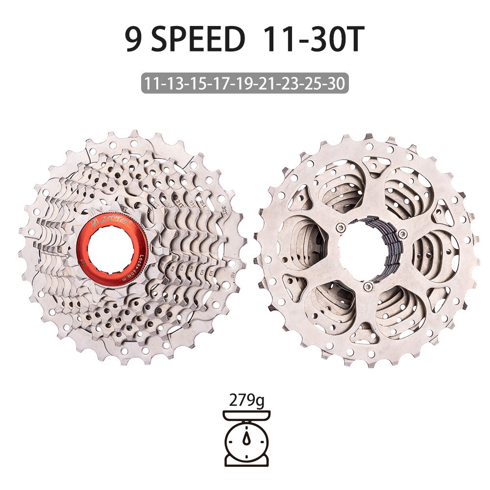 ZTTO  Bicycle Cassette Flywhee 9 Speed 11-30T / 11-34T Speed Freewheel for Bike Accessories