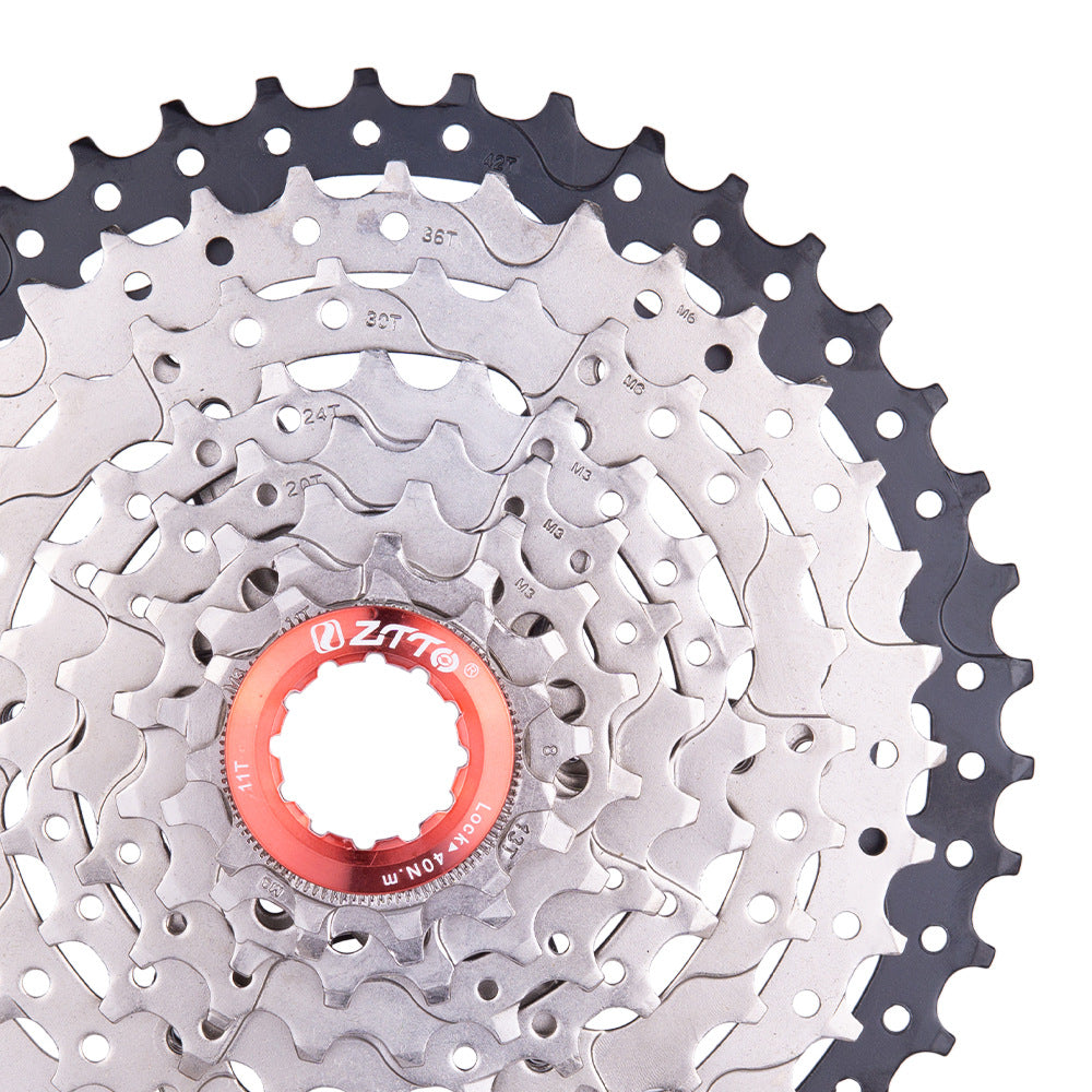ZTTO 842HY 8 Speed 11-42T Mountain Bike Sprocket Road Bicycle Cassette Flywheel