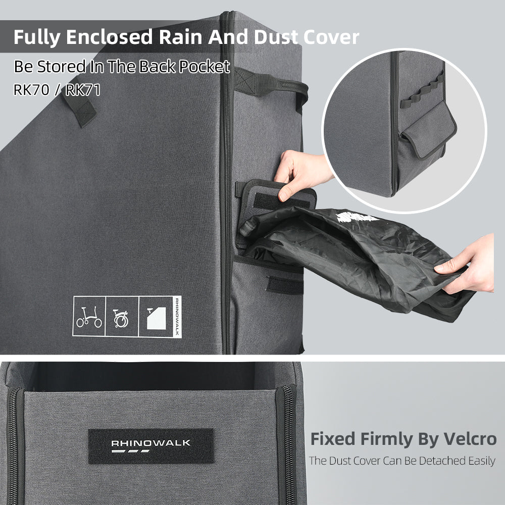 RHINOWALK RK70 For Brompton Bike Storage Box Polyester 14-16inch Folding Bicycle Storage Box