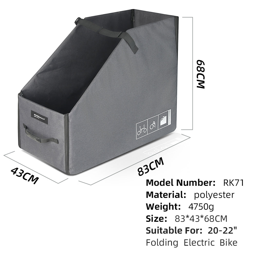 RHINOWALK RK71 Foldable Storage Box Polyester 20-22inch Folding Bicycle Storage Box