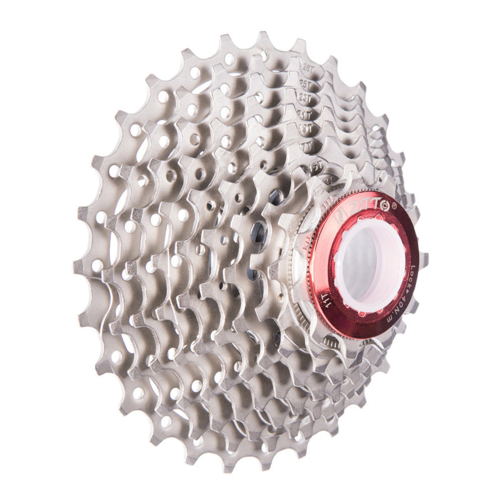 ZTTO 1028Y Bicycle Steel Flywheel Road Bike Hollow 10 Speed 11-28T Cassette Flywheel