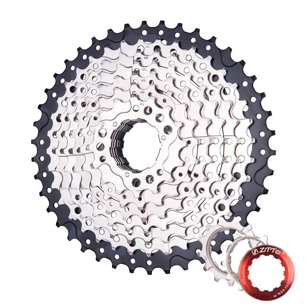 ZTTO 942HY 9 Speed 11T-42T Road Bike Cassette MTB Bicycle Steel Flywheel