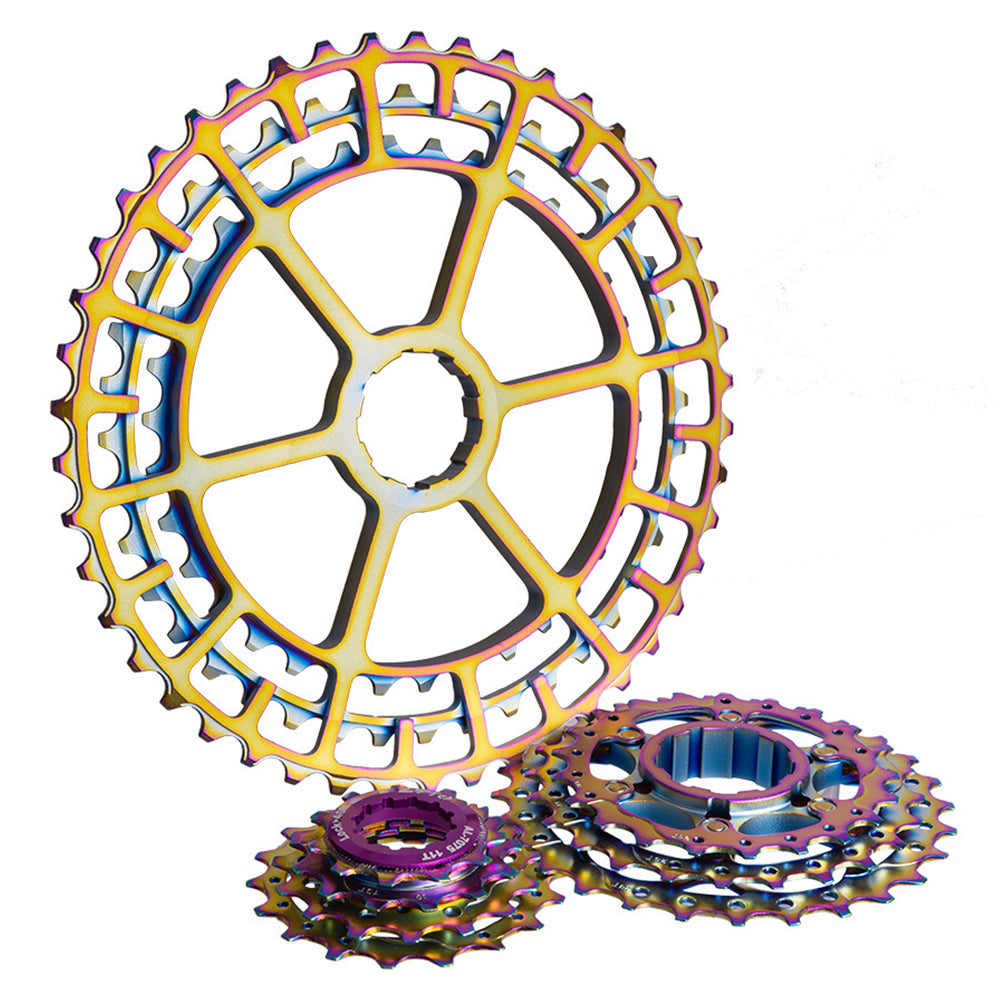 ZTTO 1046SLRC 10 Speed 11T-46T Flywheel Colorful Bicycle Aluminum+Steel Cassette