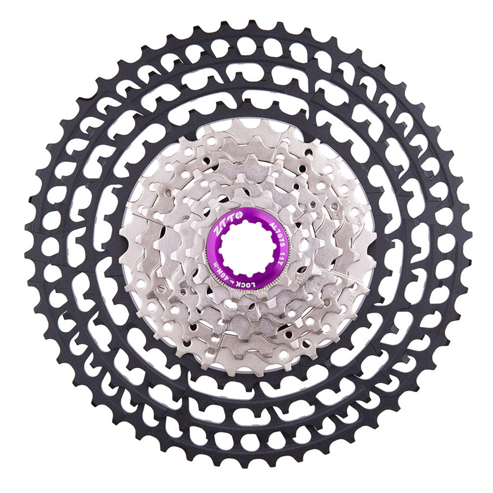 ZTTO 1050SLRHY Aluminum Alloy Flywheel 10 Speed 11T-50T Racing Bike Cassette Replacement