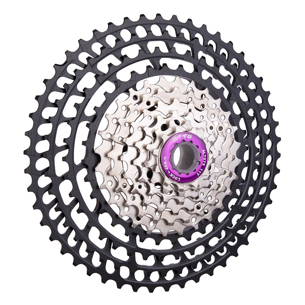 ZTTO 1050SLRHY Aluminum Alloy Flywheel 10 Speed 11T-50T Racing Bike Cassette Replacement
