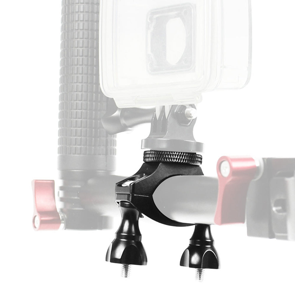 KF27870 Bike Camera Mount for Mountain Bicycle 1 / 4-inch Screw Adapter Action Camera Bracket for GoPro OSMO