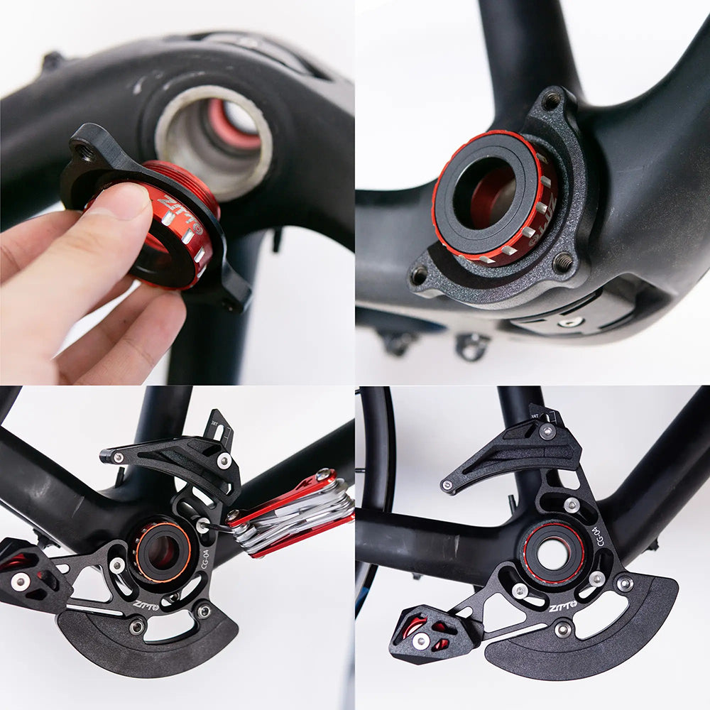 ZTTO CG04 MTB Bicycle Chain Guide Mountain Bike Pulley Chain Stabilizer 32-38T Bicycle Chain Protector
