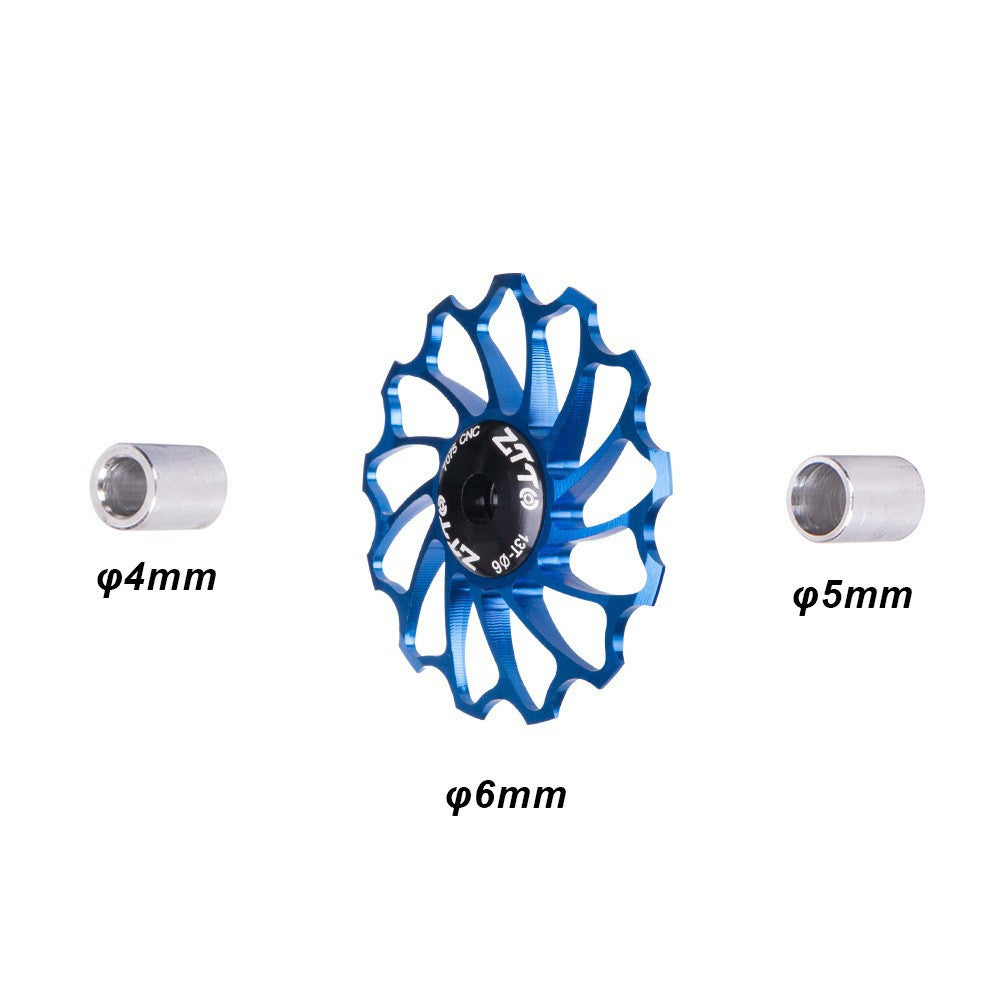 ZTTO 13T Aluminium Alloy Rear Derailleur Guide Roller Mountain Bicycle Ceramic Bearing Wheel