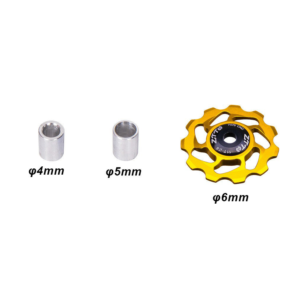 ZTTO 11T Bicycle Ceramic Bearing Jockey Wheel Aluminium Alloy Rear Derailleur Guide Roller