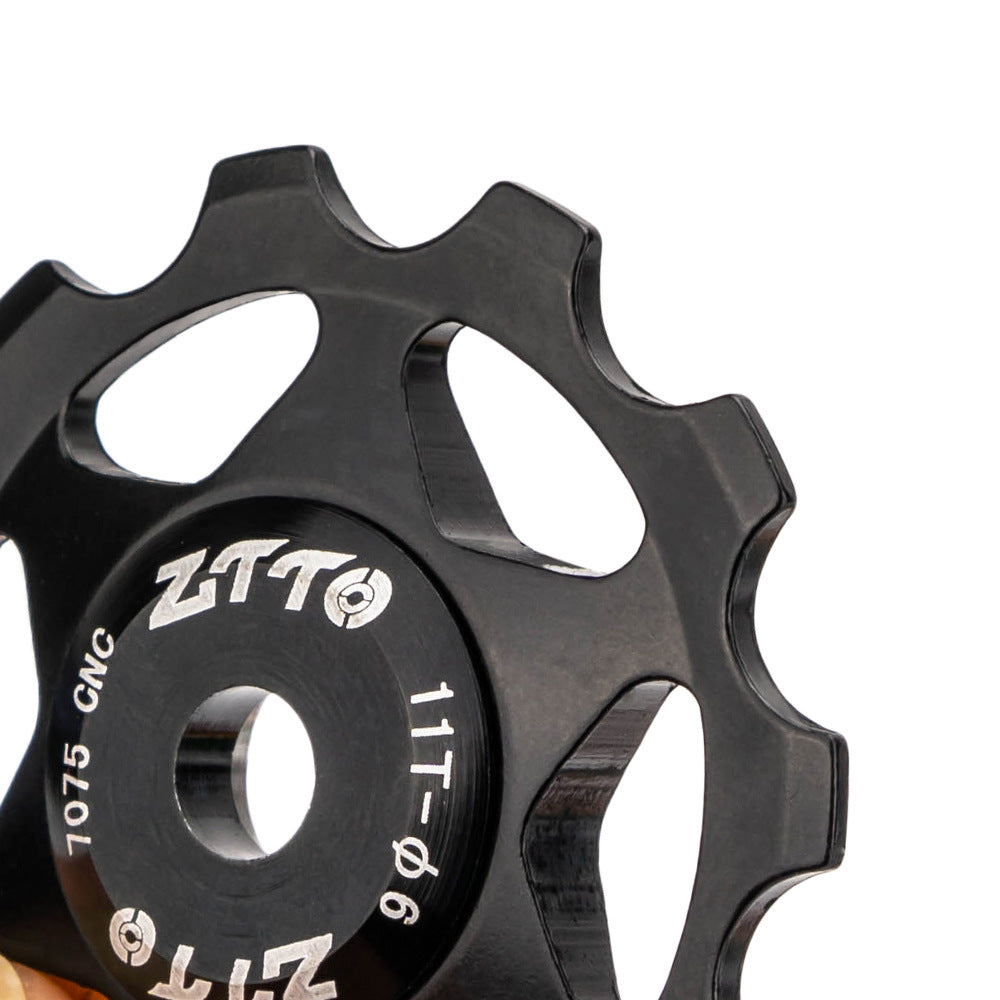 ZTTO 11T Rear Derailleur Pulley Bike Bicycle Metal Bearing Jockey Wheel Aluminium Alloy Rear Derailleur Guide Roller