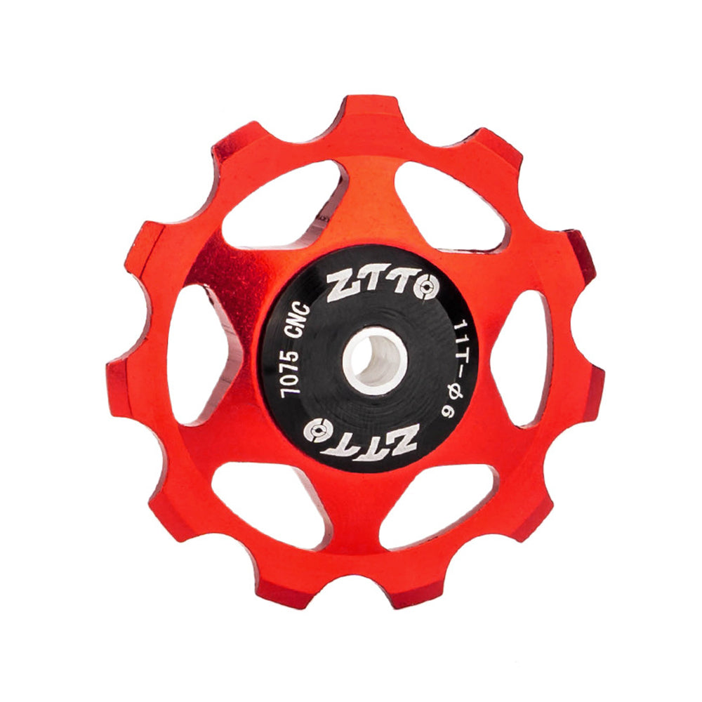 ZTTO 11T Rear Derailleur Pulley Bike Bicycle Metal Bearing Jockey Wheel Aluminium Alloy Rear Derailleur Guide Roller