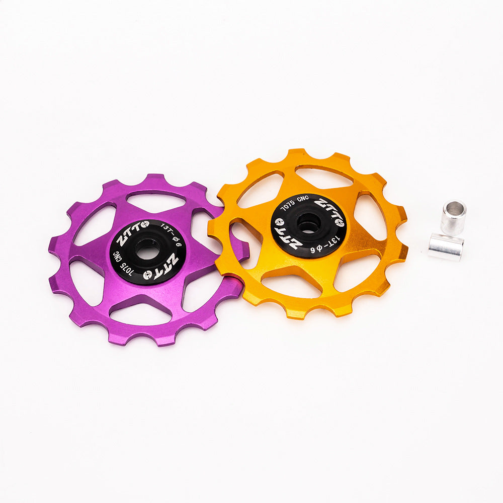 ZTTO 13T Aluminium Alloy Bike Rear Derailleur Pulley Bearing Wheel Guide Roller