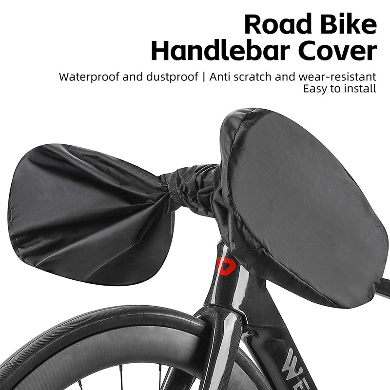 WEST BIKING YP0719375 Bicycle Handlebar Cover 210D Nylon Road Bike Handlebar Dust Cover