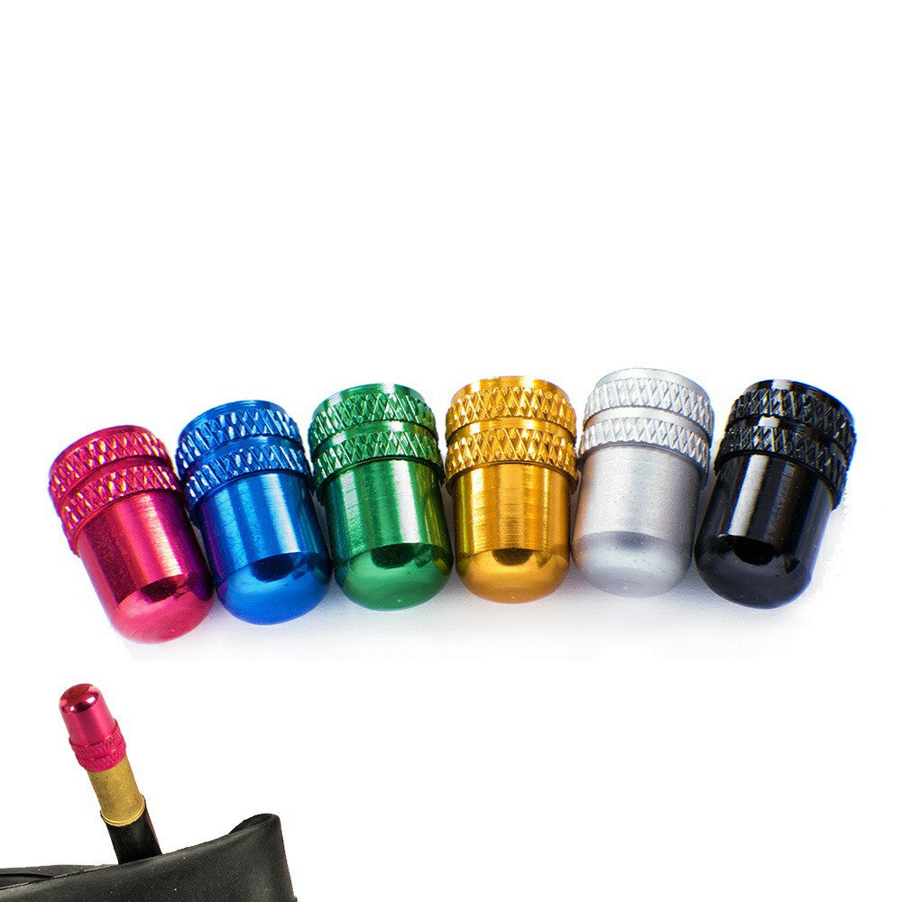 ZTTO 1 Pair Aluminum Alloy Bike Schrader Valve Cap Dust Cover for MTB Bicycle