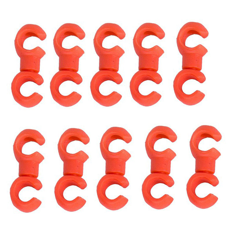 ZTTO 10Pcs Bicycle Cross Line Clips Mountain Road Bicycle Brake Gear Cable S Style Clips