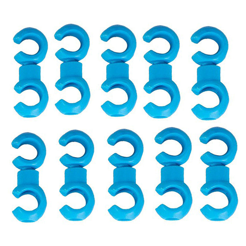 ZTTO 10Pcs Bicycle Cross Line Clips Mountain Road Bicycle Brake Gear Cable S Style Clips