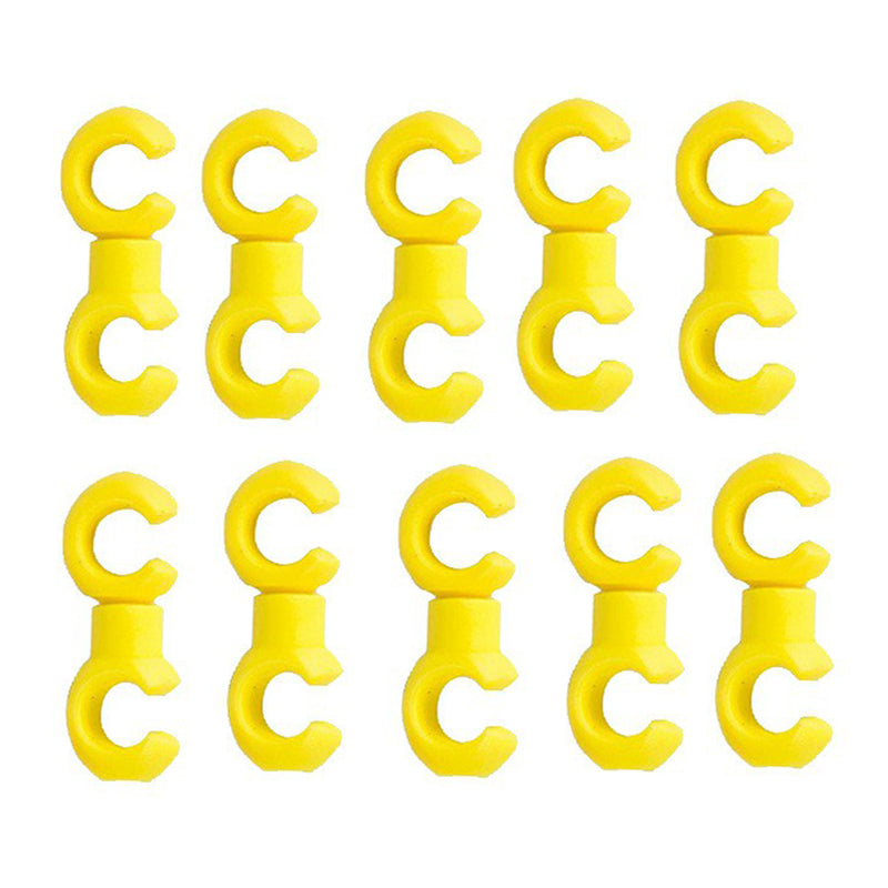 ZTTO 10Pcs Bicycle Cross Line Clips Mountain Road Bicycle Brake Gear Cable S Style Clips