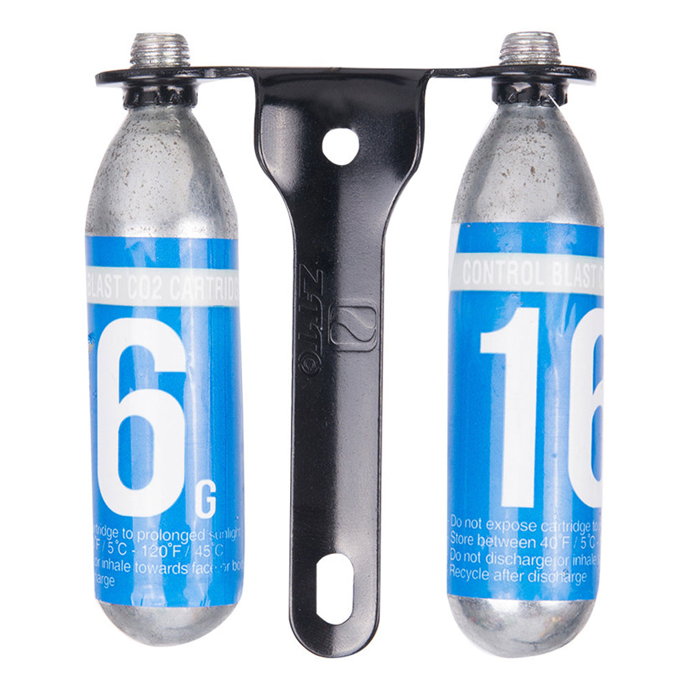 ZTTO Road Mountain Bike CO2 Cartridge Holder Aluminum Alloy Dual CO2 Cartridge Mount Bracket