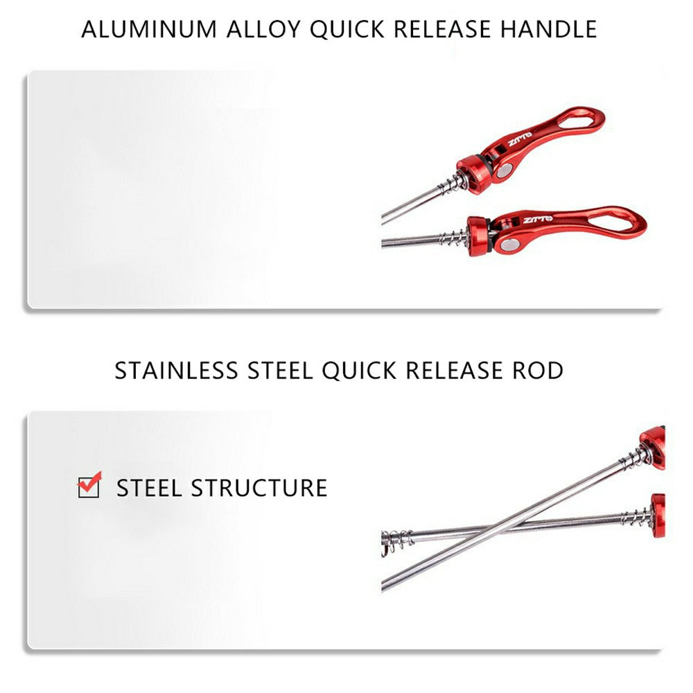 ZTTO LXKCG 1 Pair Bicycle Quick Release Skewer Bike Rear Wheel Quick Release Replacement Axle