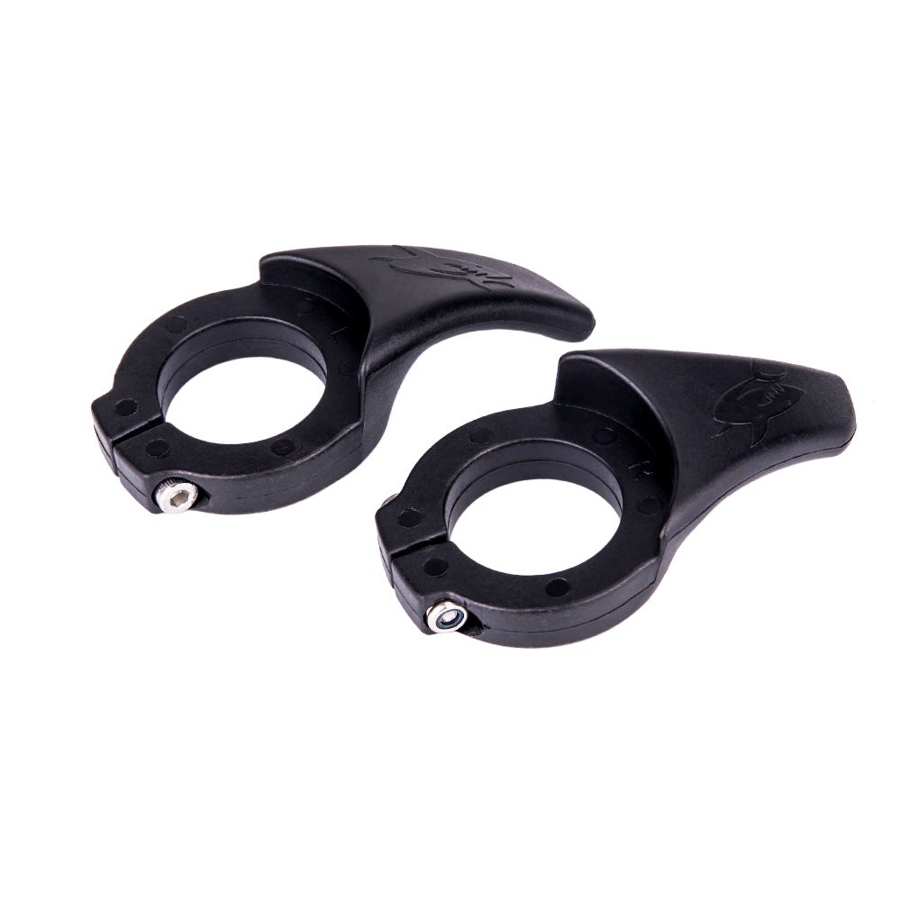 1 Pair Bicycle Handlebar Grips Polycarbonate + Fiberglass MTB Bike Horn Vice Grip