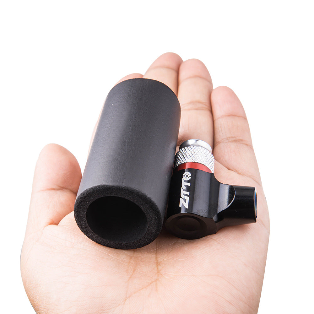 ZTTO JG-1025e Mini CO2 Inflator Hand Pump Compatible with Schrader Presta Valve (No CO2 Cartridges)