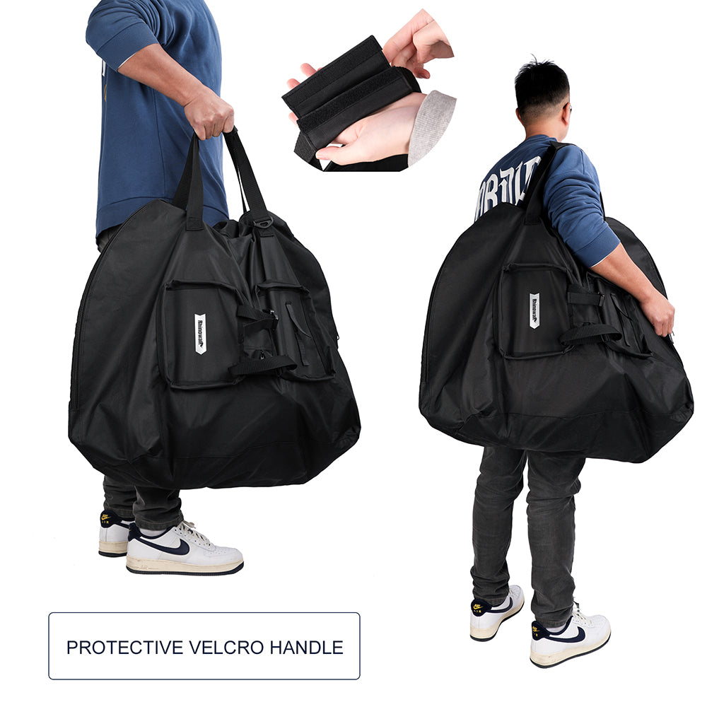 RHINOWALK RF163 14-16 inch Bike Front Bag Folding Shoulder Bag Outdoor Carrying Bag
