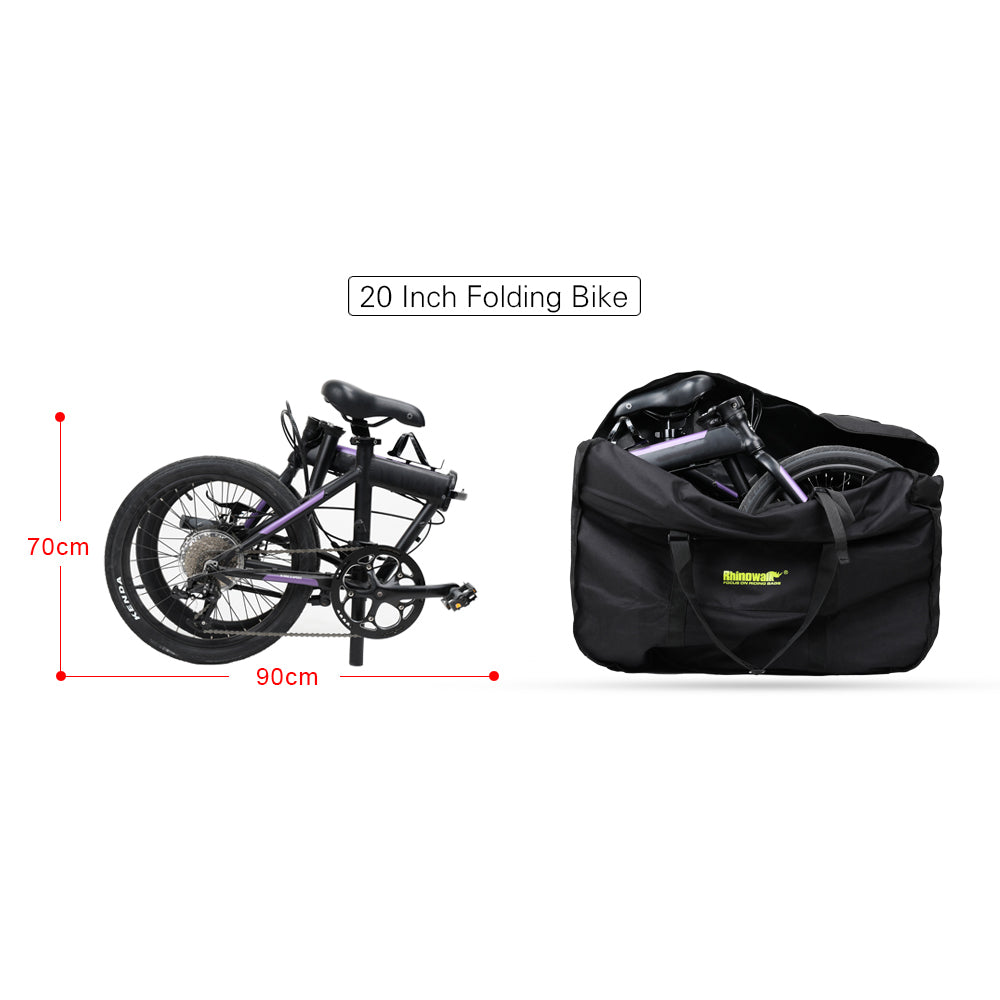 RHINOWALK RF201 Shoulder Bag for 20 Inch / 22 Inch Folding Bike Portable Storage Bag