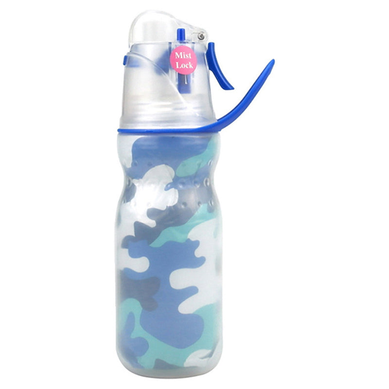 470ml Summer Outdoor Sports Bottle Training Spray Cooling Water Bottle (3-layer Insulated) (No FDA, BPA-Free)
