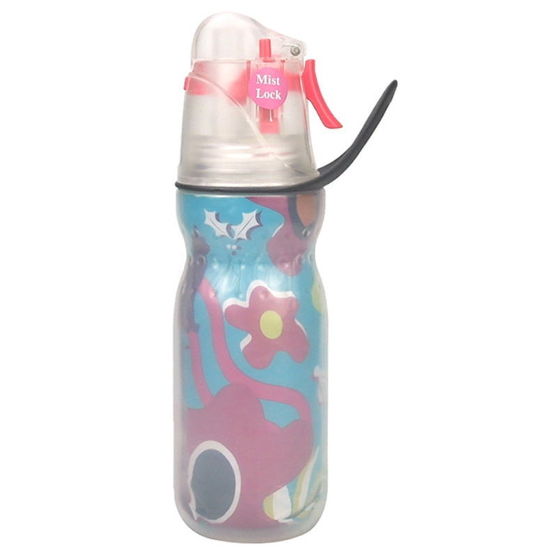 470ml Summer Outdoor Sports Bottle Training Spray Cooling Water Bottle (3-layer Insulated) (No FDA, BPA-Free)