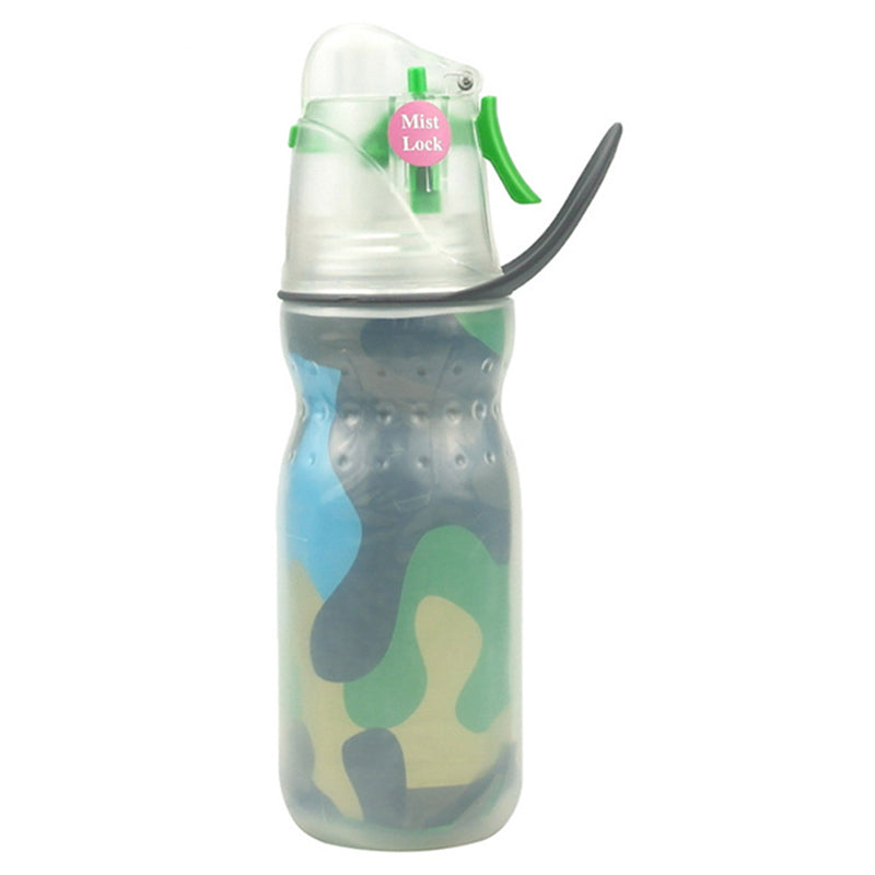 470ml Summer Outdoor Sports Bottle Training Spray Cooling Water Bottle (3-layer Insulated) (No FDA, BPA-Free)