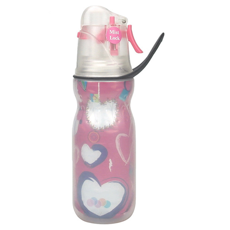 470ml Summer Outdoor Sports Bottle Training Spray Cooling Water Bottle (3-layer Insulated) (No FDA, BPA-Free)