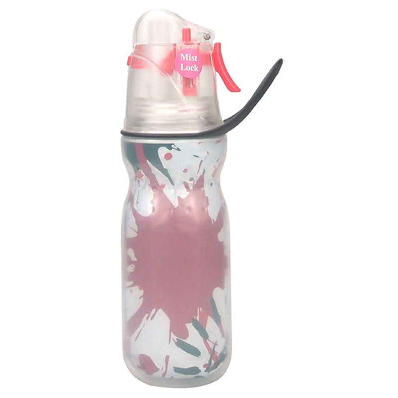 470ml Summer Outdoor Sports Bottle Training Spray Cooling Water Bottle (3-layer Insulated) (No FDA, BPA-Free)