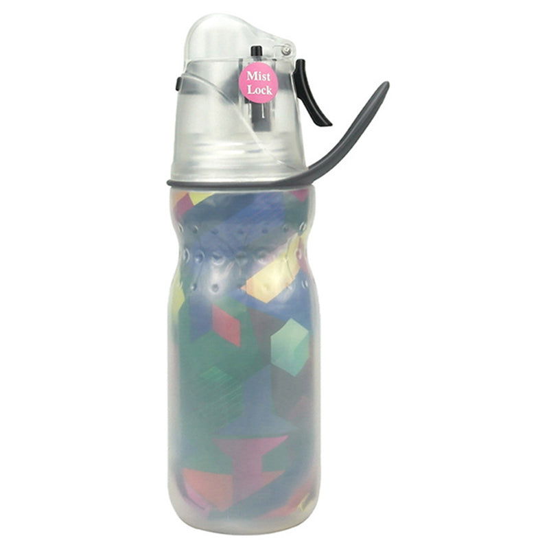 470ml Summer Outdoor Sports Bottle Training Spray Cooling Water Bottle (3-layer Insulated) (No FDA, BPA-Free)